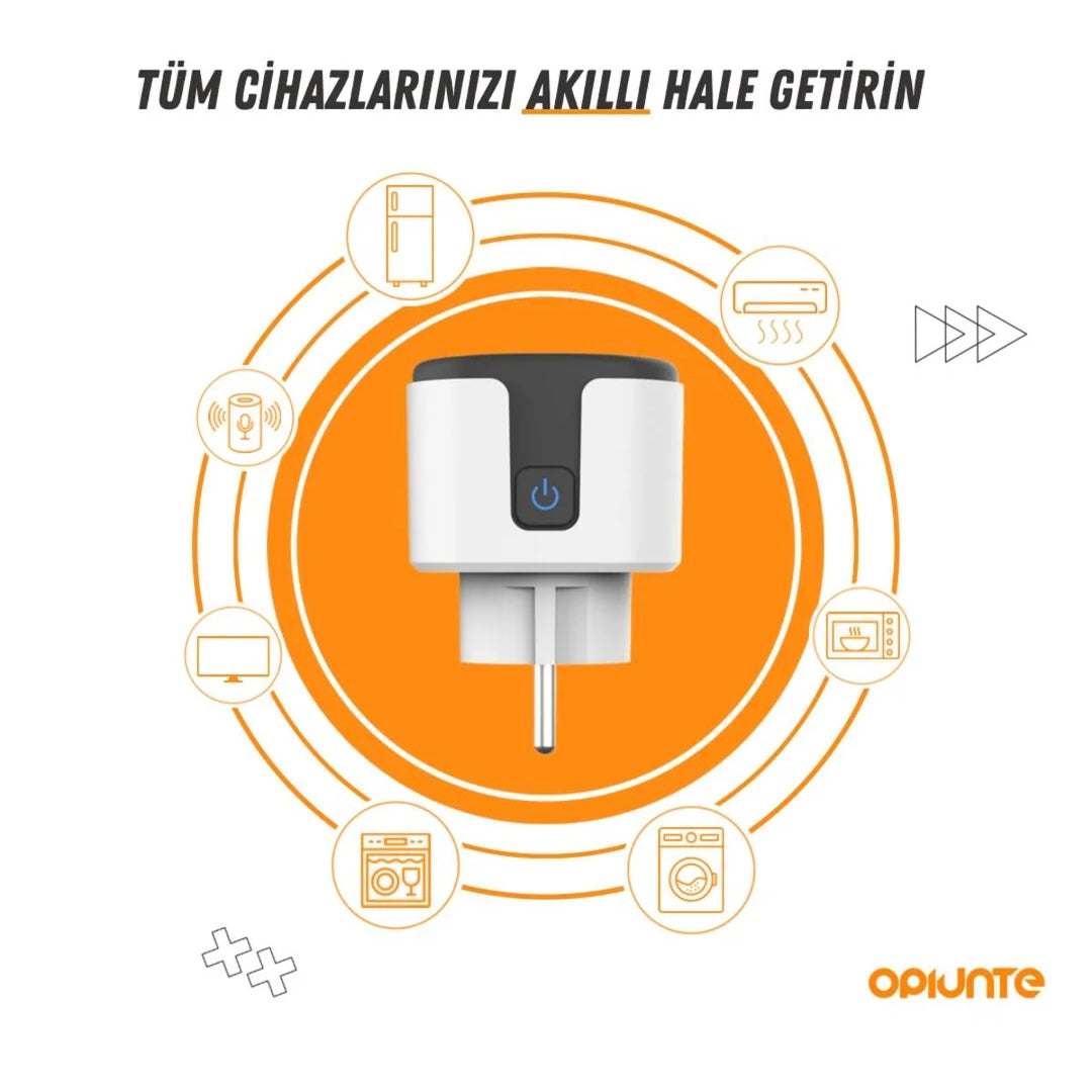 Akıllı WiFi Priz – Telefon Kontrollü & Enerji Takipli