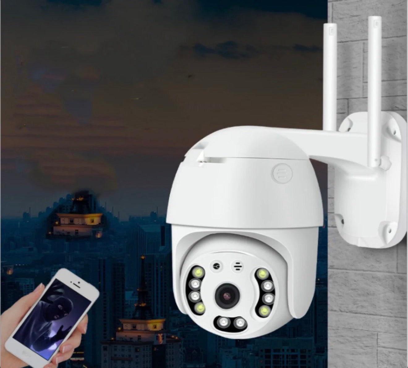 Wifi Smart Ip Güvenlik Kamera Motorlu 1080p 3mp