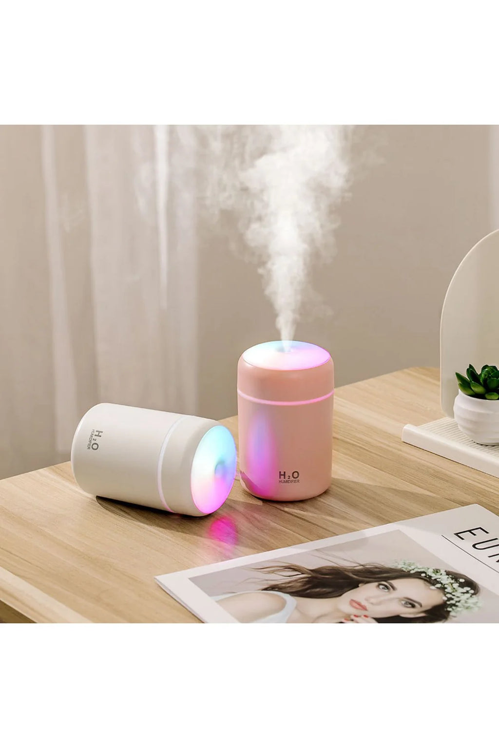 300 ml Ulrasonik Hava Nemlendirici Buhar Makinesi Ve Aroma Difüzörü