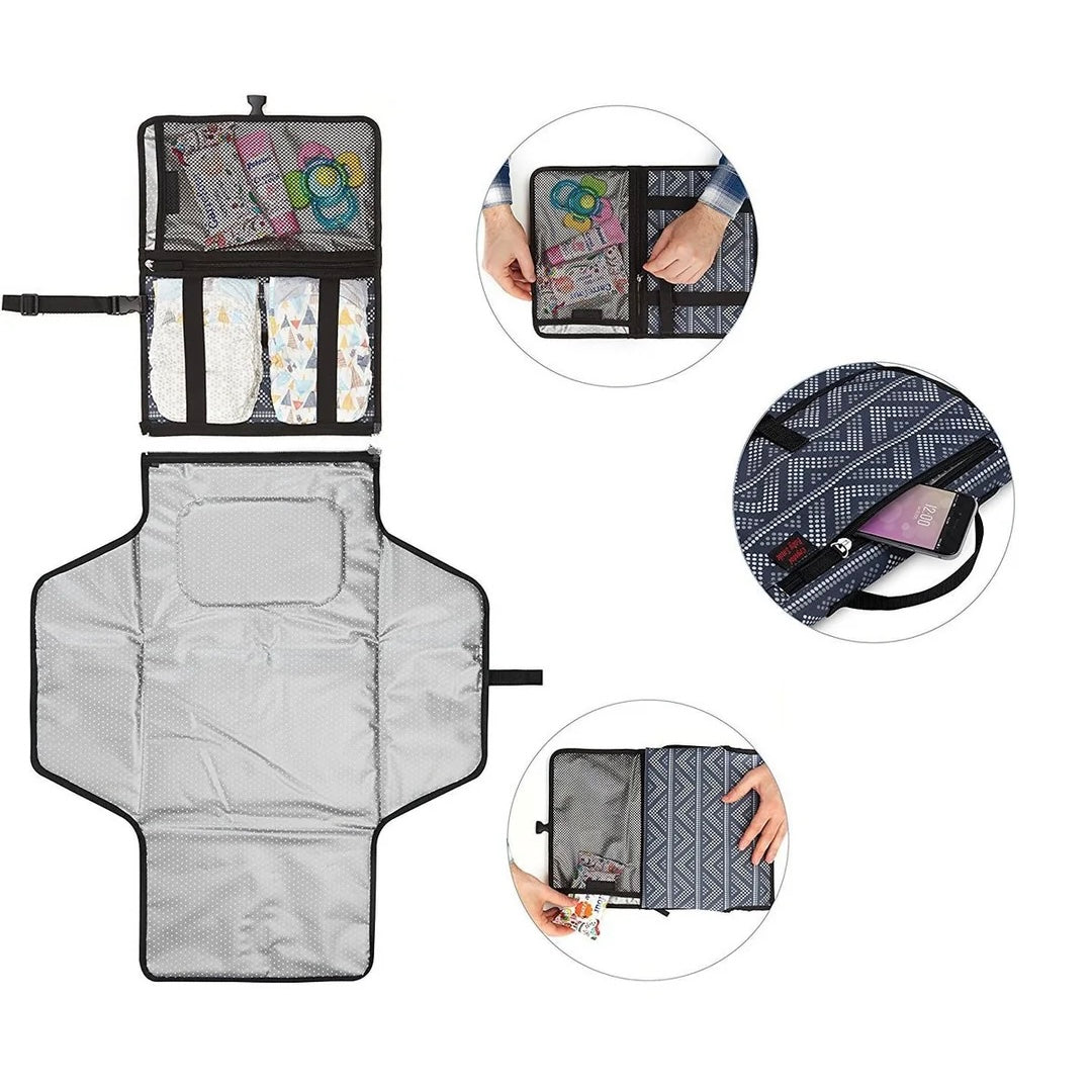 Bebek Alt Değiştirme Alt Açma Minderi Bakım Çantası