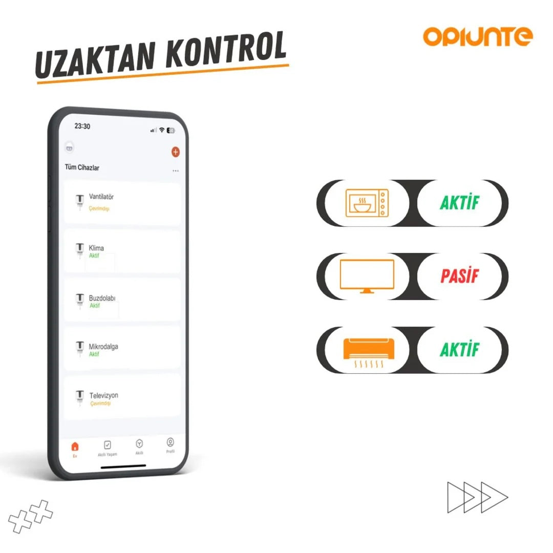 Akıllı WiFi Priz – Telefon Kontrollü & Enerji Takipli