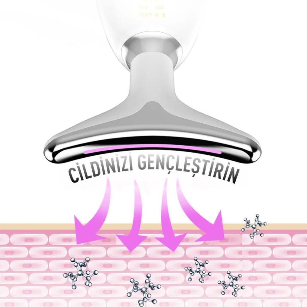 Boyun Ve Yüz Güzellik Cihazı Gıdık Ve Sarkma Giderici Cihaz Cilt Masaj Aleti