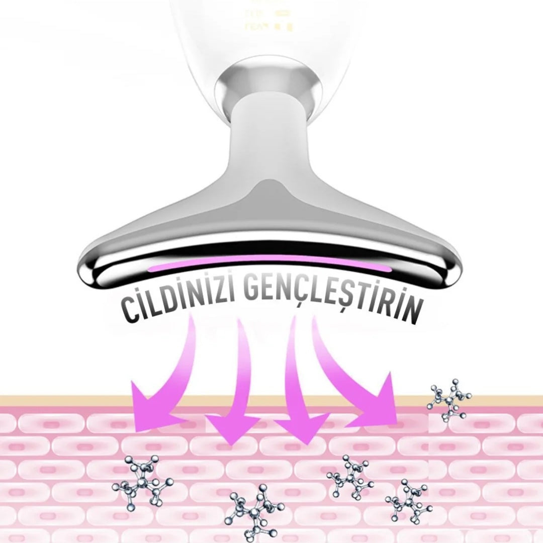 Boyun Ve Yüz Güzellik Cihazı Gıdık Ve Sarkma Giderici Cihaz Cilt Masaj Aleti