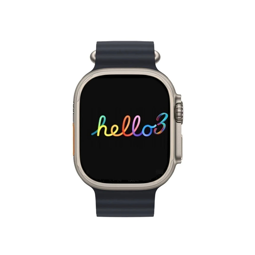 Hello Watch 3+ AMOLED 2.04” Akıllı Saat | GPS – NFC – 4GB Dahili Hafıza – 3 Kordonlu