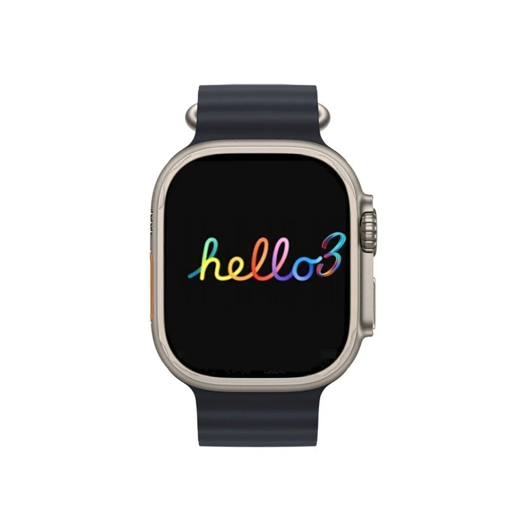 Hello Watch 3+ AMOLED 2.04” Akıllı Saat | GPS – NFC – 4GB Dahili Hafıza – 3 Kordonlu