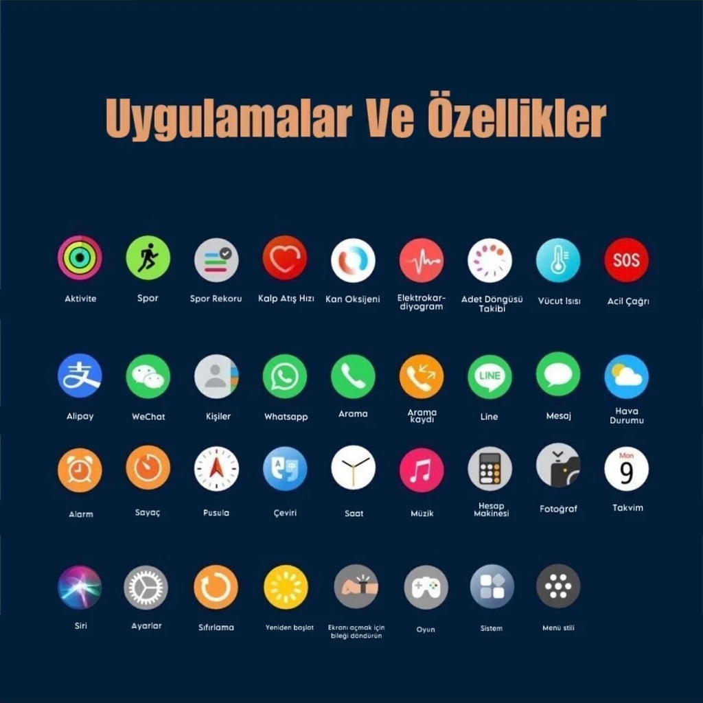 Hello Watch 3+ AMOLED 2.04” Akıllı Saat | GPS – NFC – 4GB Dahili Hafıza – 3 Kordonlu