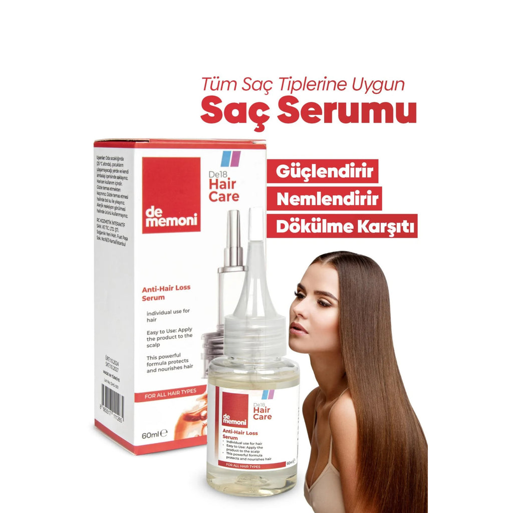 De18 Hair Care Saç Dökülmesi Karşıtı Ve Saç Uzatıcı Serum - 60 ml
