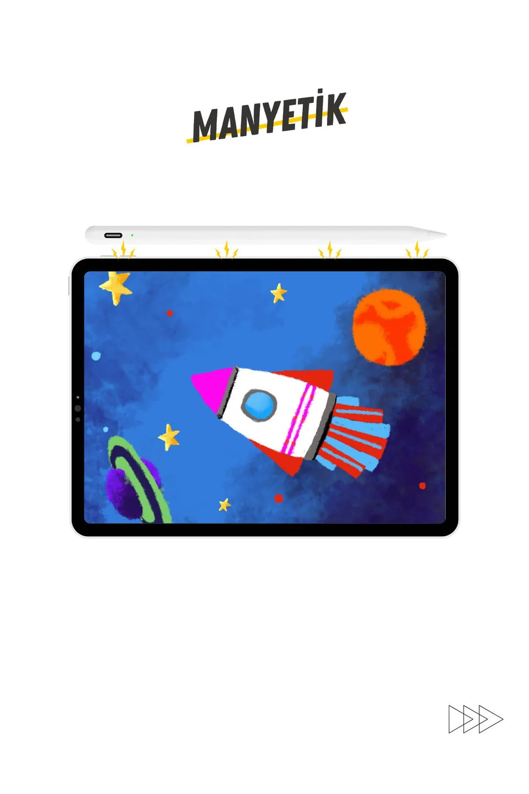 Evrensel Dokunmatik Kalem – Tablet & Telefon İçin