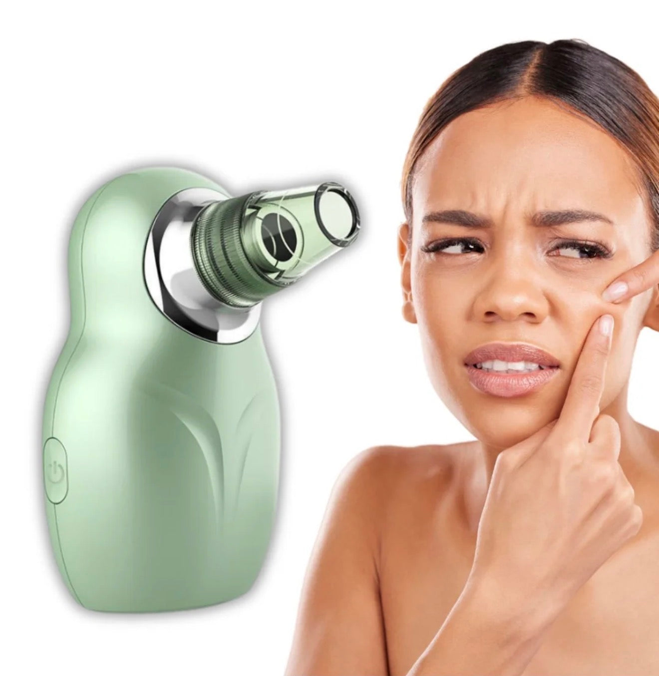 5 Başlıklı Şarjlı Siyah Nokta Temizleyici Vakum Cihazı | Gözenek Arındırıcı Cilt Bakım Aleti