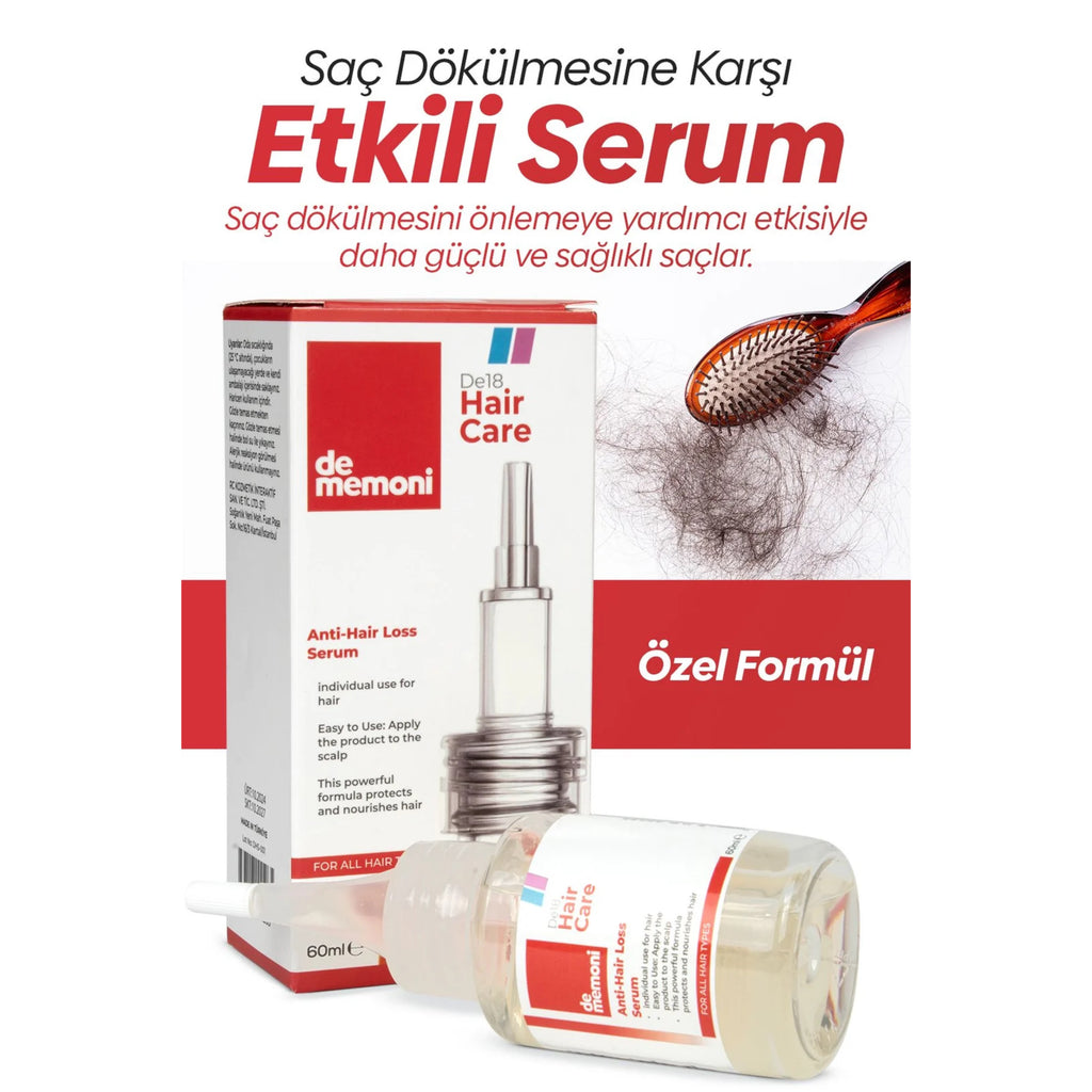 De18 Hair Care Saç Dökülmesi Karşıtı Ve Saç Uzatıcı Serum - 60 ml