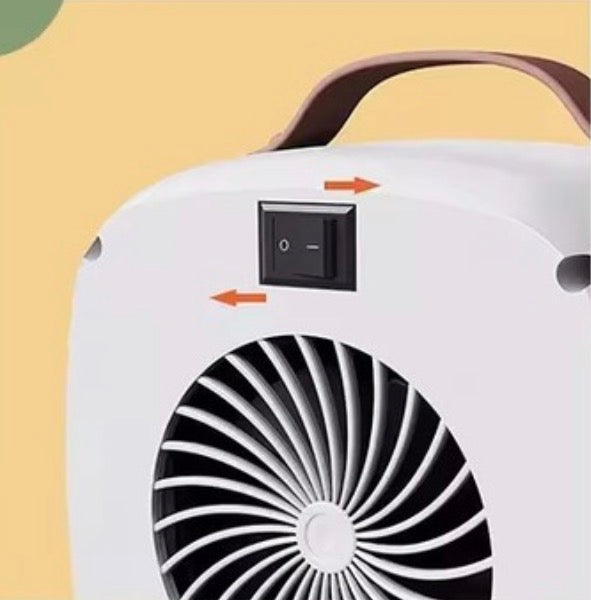 Taşınabilir Lüks Mini Isıtıcı Elektrikli 600w Küçük Isıtıcı Beyaz Renk