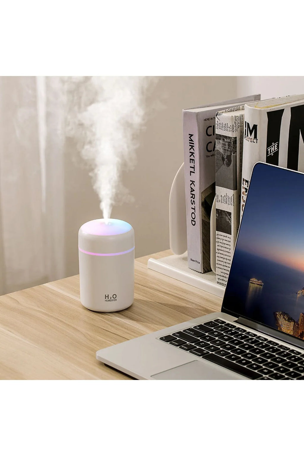 300 ml Ulrasonik Hava Nemlendirici Buhar Makinesi Ve Aroma Difüzörü