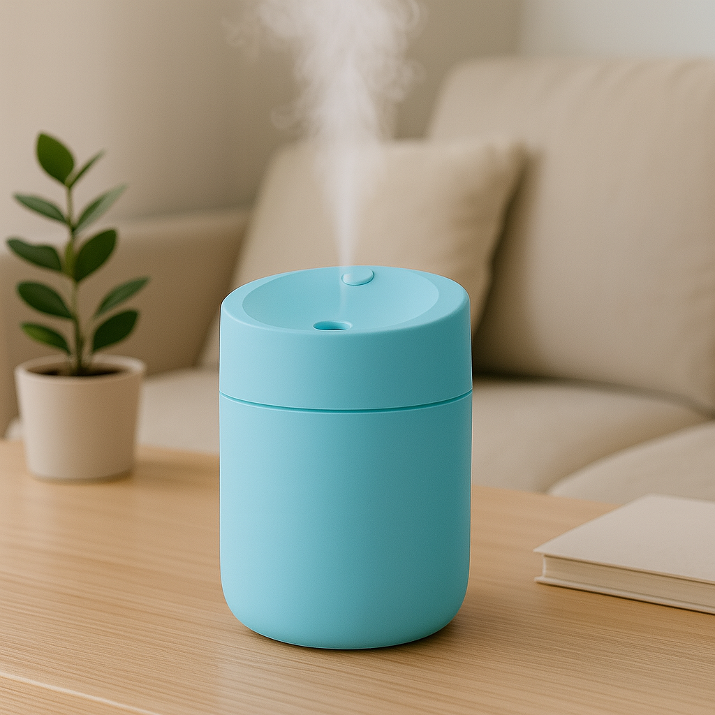 200 ml Ultrasonik Hava Nemlendirici & Aroma Difüzörü – LED Işıklı