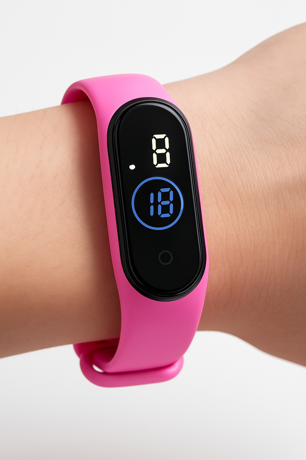 Dijital Dokunmatik Led Ekran Renkli Unisex Saat